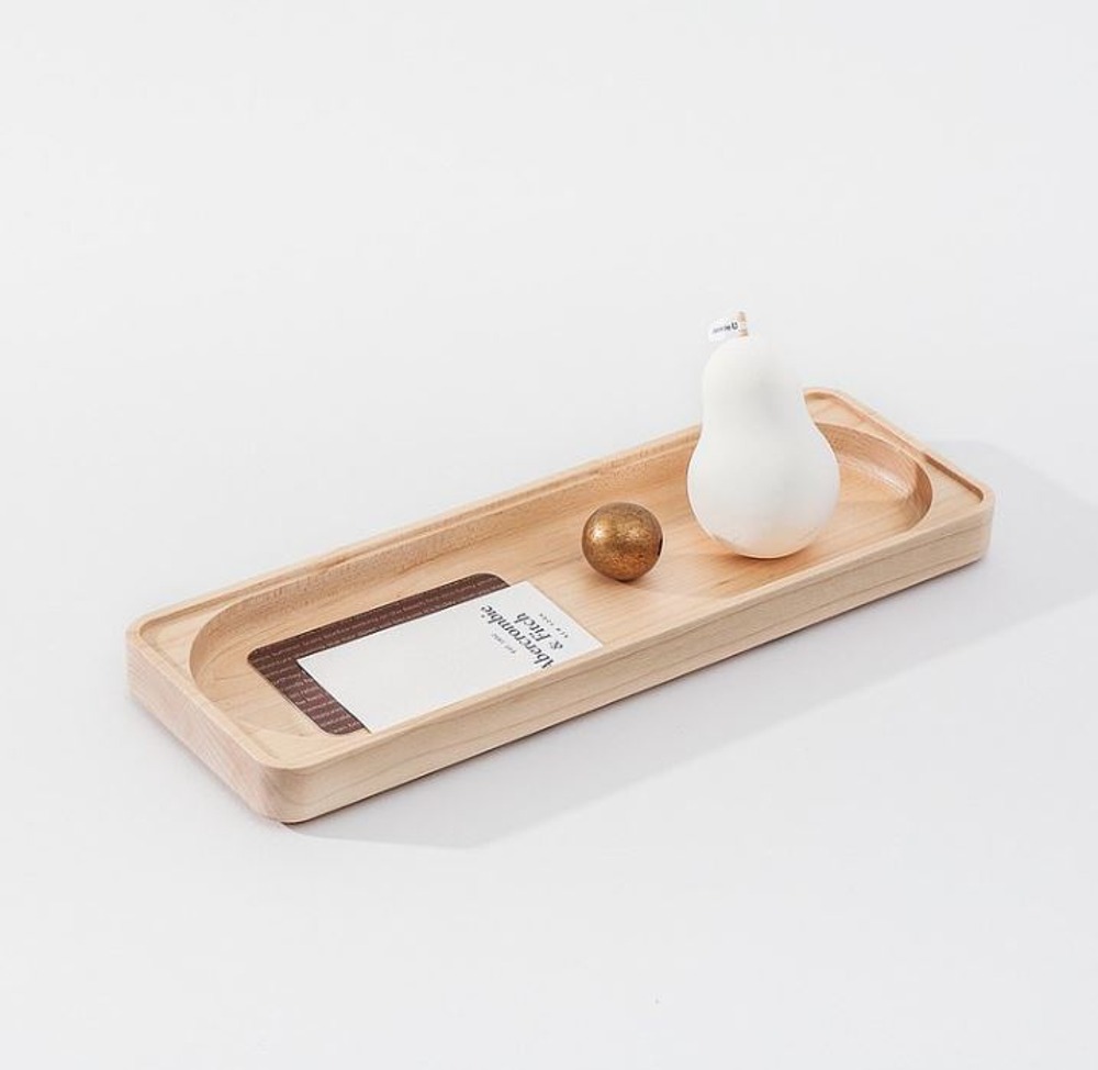 Wood Stationery｜Single grid and long plate 1534803 Jeantopia